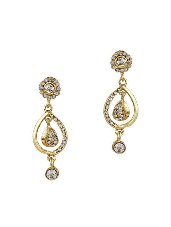 Necklace, earrings & maangteeka set - 15415356 - Zoom Image - 2