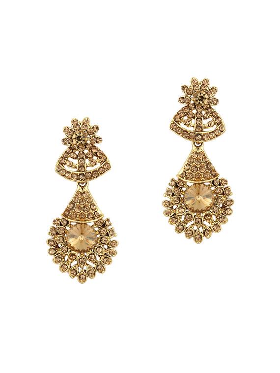 Necklace, earrings & maangteeka set - 15415396 - Zoom Image - 2