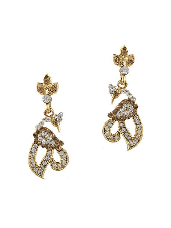 Necklace, earrings & maangteeka set - 15415411 - Zoom Image - 2