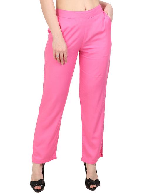 mid-rise straight palazzo - 15415533 - Standard Image - 1