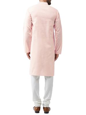 pink cotton kurta pyjama set - 15415919 - Standard Image - 2