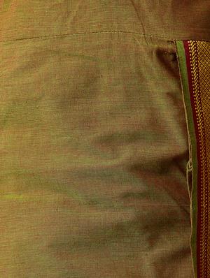 black and green cotton dhoti kurta set - 15416019 - Standard Image - 5