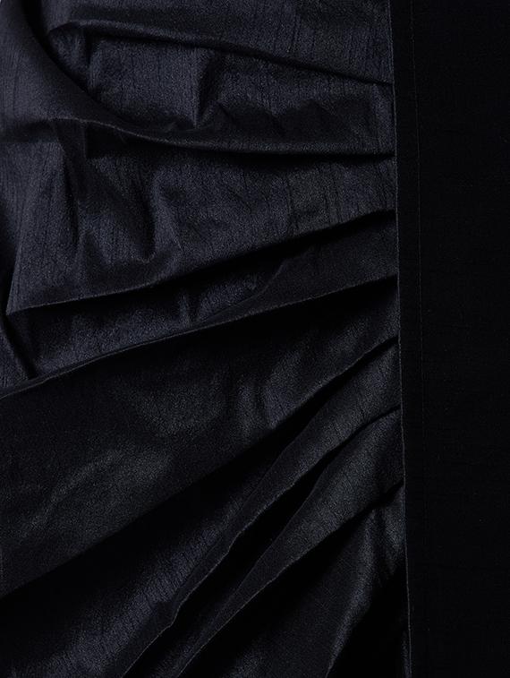 maroon and black silk blend dhoti kurta set - 15416041 - Zoom Image - 5