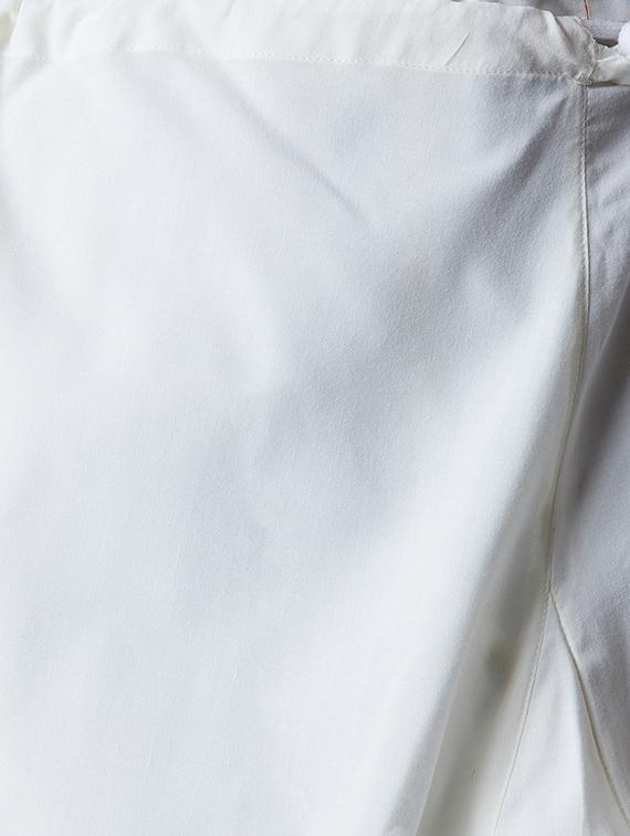 light brown and white cotton kurta pyjama set - 15416058 - Zoom Image - 5