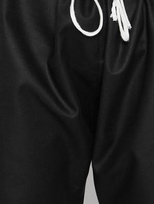 black cotton pathani set - 15416063 - Standard Image - 5