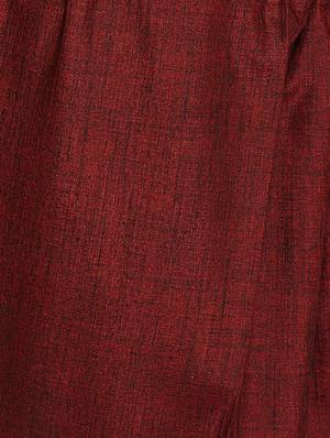 maroon cotton pathani set - 15416093 - Standard Image - 5
