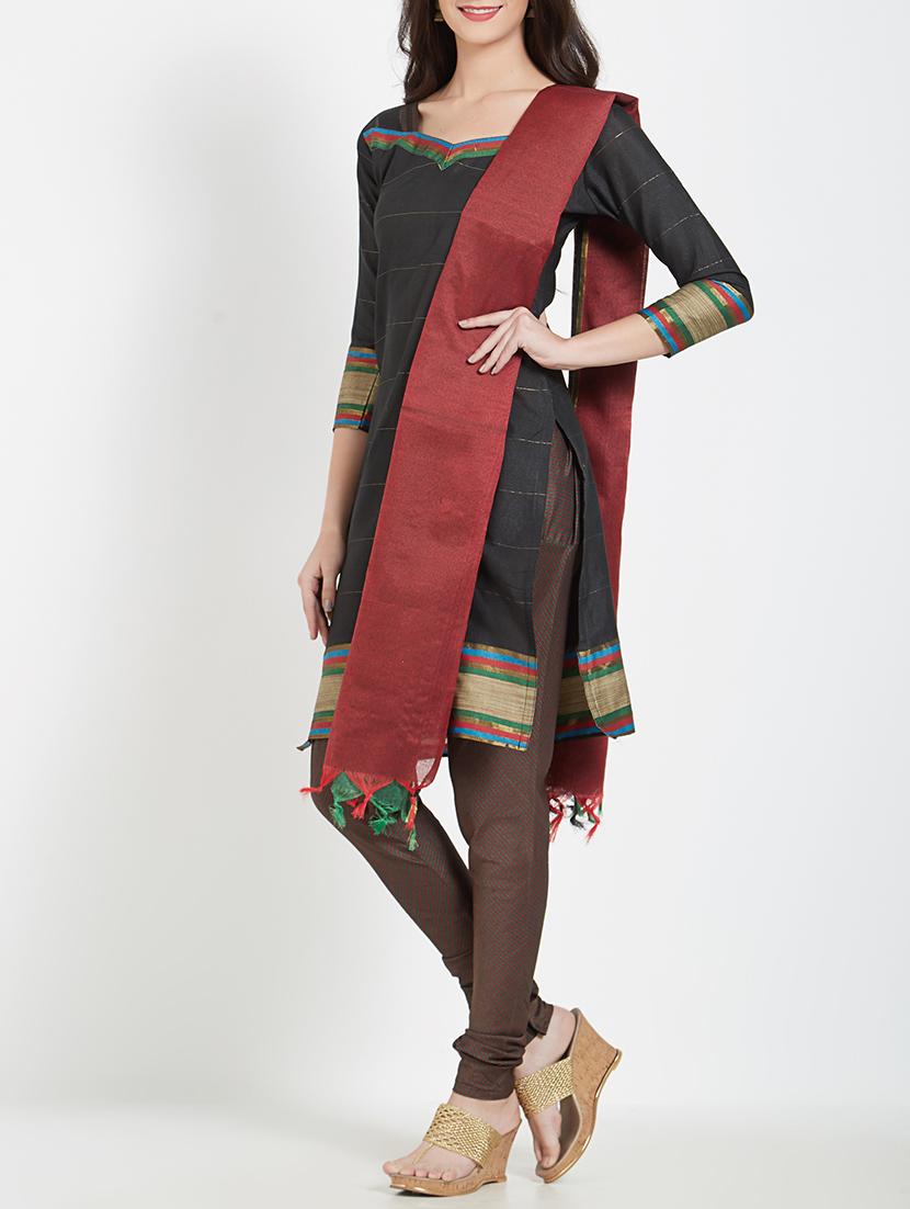 churidaar unstitched suit - 15416156 - Zoom Image - 2