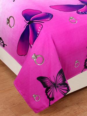 Polycotton double bedsheet with 2 pillow covers - 15416347 - Standard Image - 2
