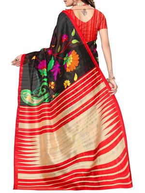 Floral bhagalpuri saree with blouse - 15416461 - Standard Image - 2