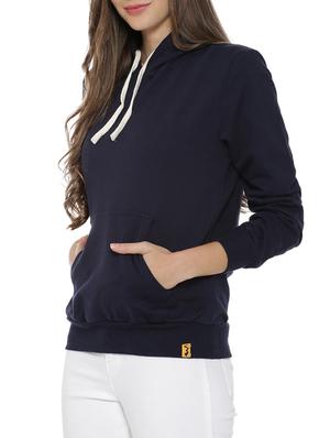 solid hooded sweatshirt - 15416666 - Standard Image - 2