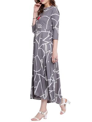 flared printed kurta - 15416713 - Standard Image - 2