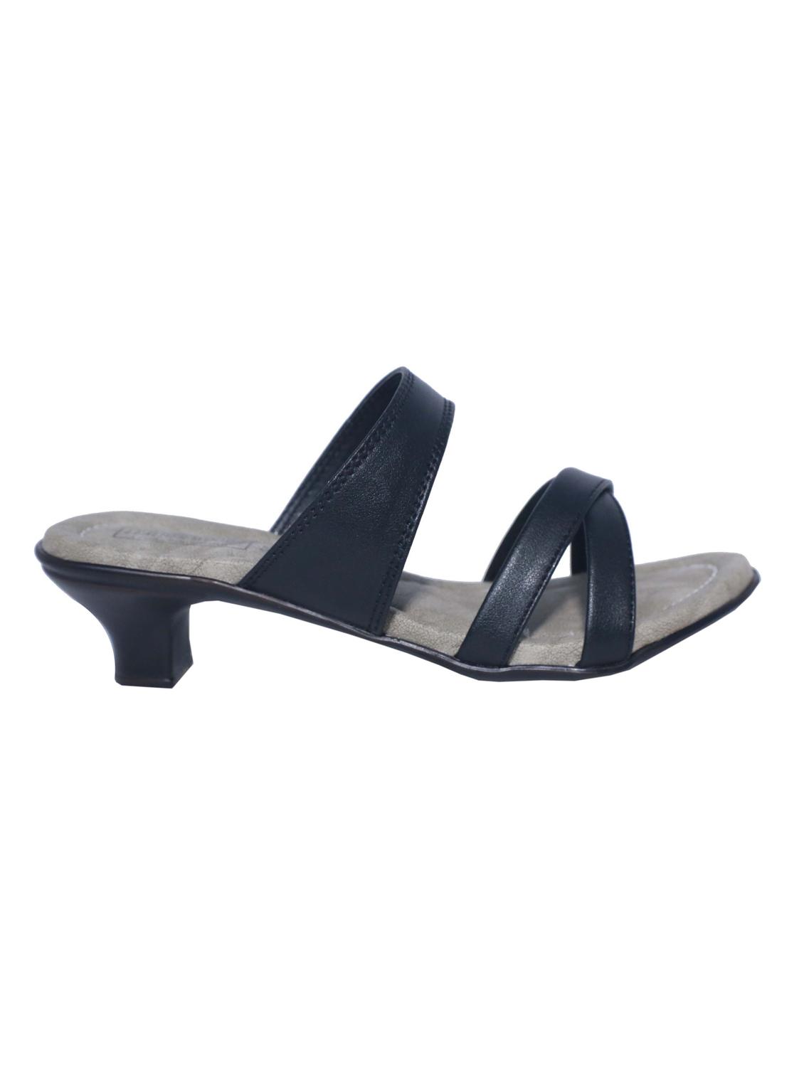 black slip on sandals - 15416723 - Zoom Image - 2