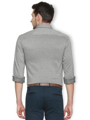 black cotton casual shirt - 15417090 - Standard Image - 2