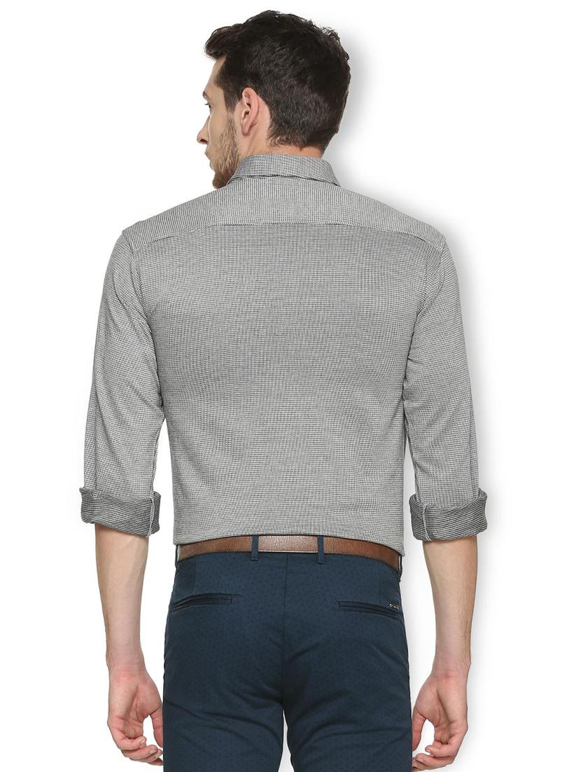 black cotton casual shirt - 15417090 - Zoom Image - 2