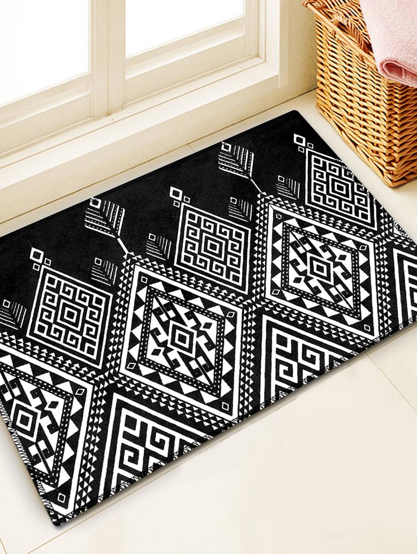 1 Pc Velvet finish Anti skid Doormat - 15417172 - Zoom Image - 2