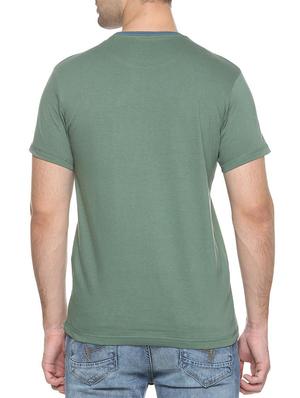 green cotton pocket t-shirt - 15417218 - Standard Image - 2