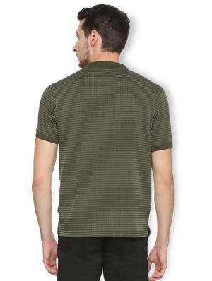 green cotton blend all over print t-shirt - 15417228 - Standard Image - 2