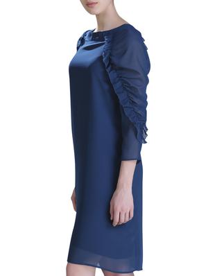 frill trim shift dress - 15417263 - Standard Image - 2