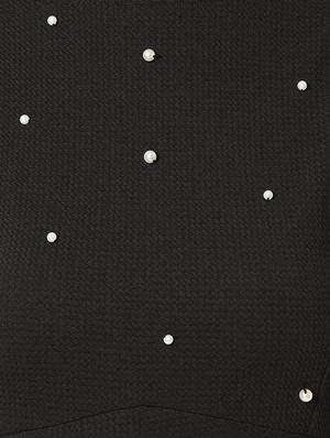 pearl embellished front slit dress - 15417292 - Standard Image - 5