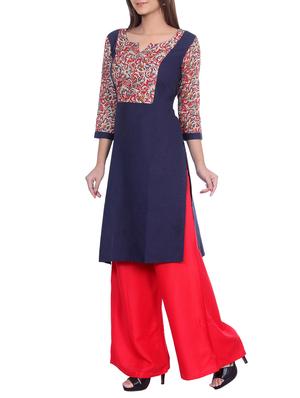 straight printed kurta - 15417433 - Standard Image - 2