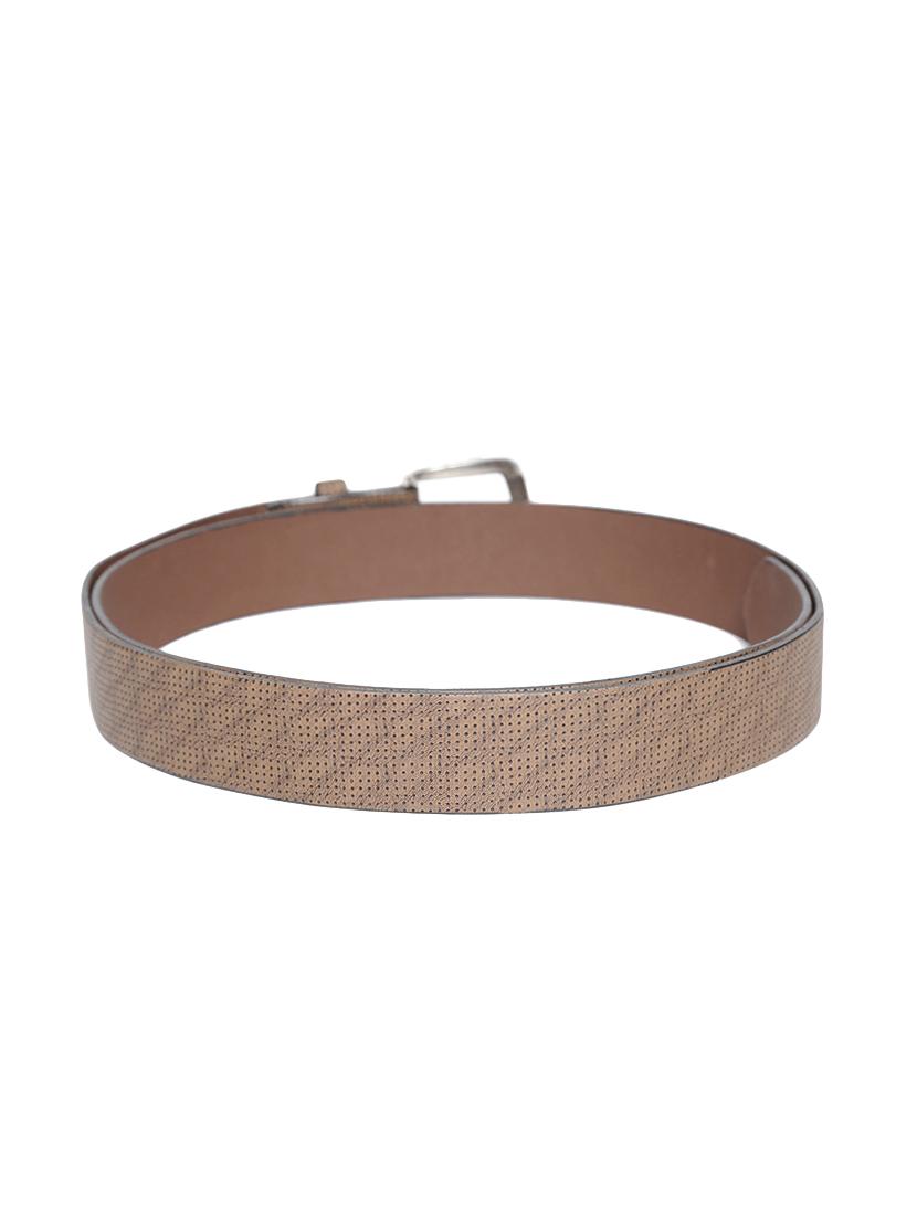 brown synthetic leather) belt - 15417960 - Zoom Image - 2