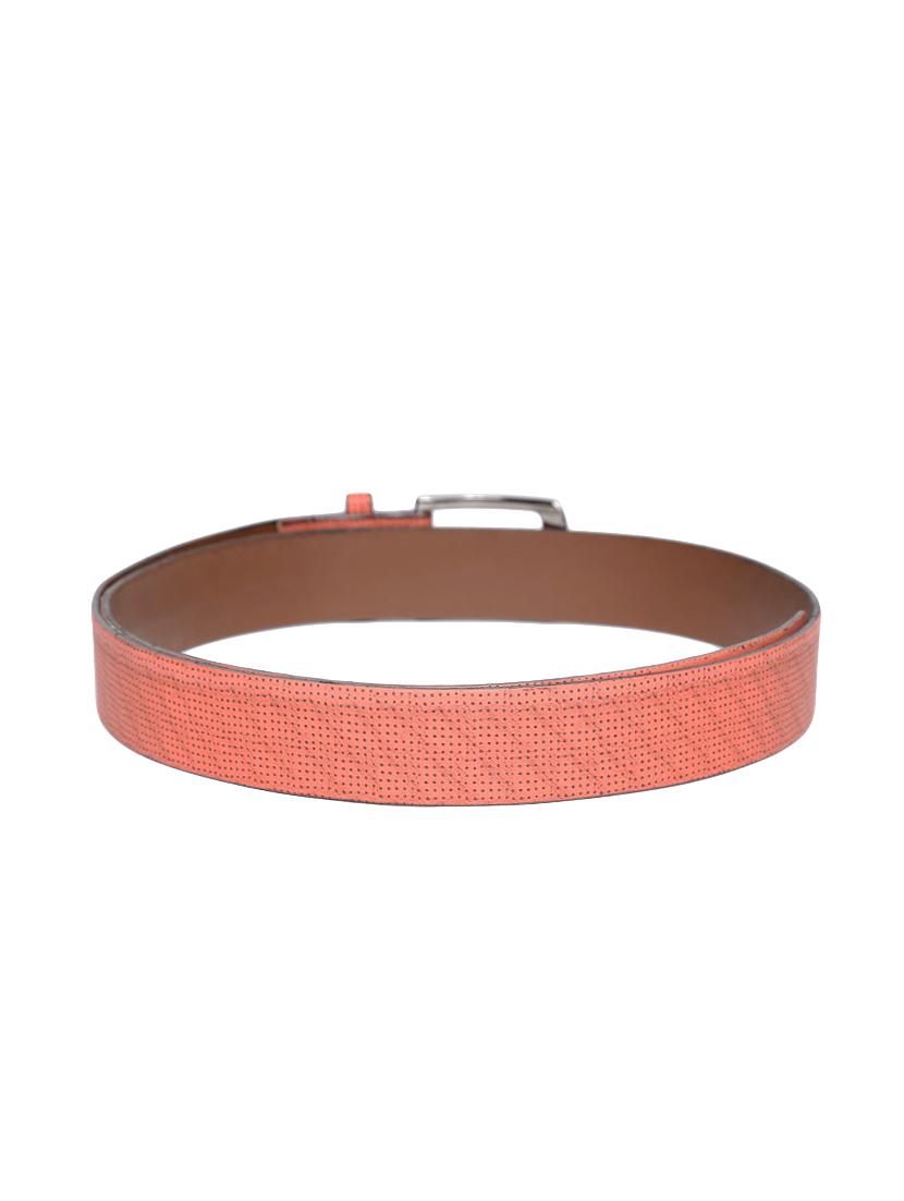 brown synthetic leather) belt - 15417964 - Zoom Image - 2