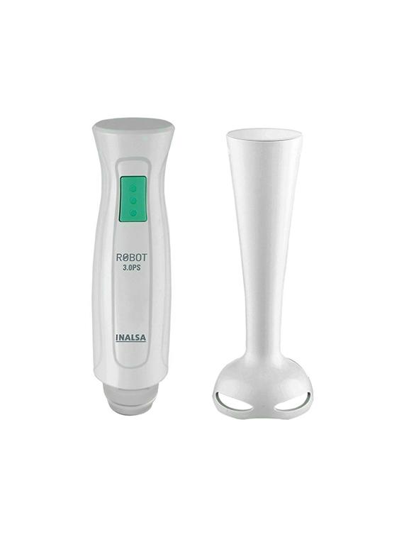 Inalsa Robot 3.0 PS 250-Watt Hand Blender (White/Green) - 15418520 - Zoom Image - 2