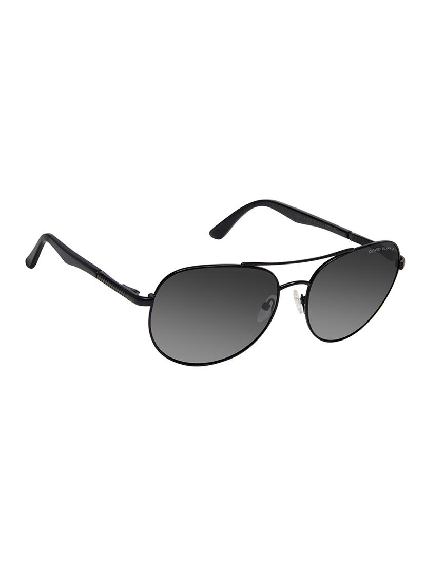 David Blake Black Aviator Polarized Uv Protected Sunglass - 15418682 - Zoom Image - 2