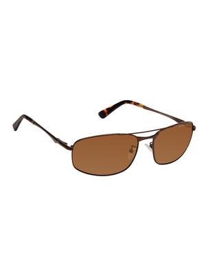 David Blake Brown Rectangular Polarized Uv Protected Sunglass - 15418684 - Standard Image - 2