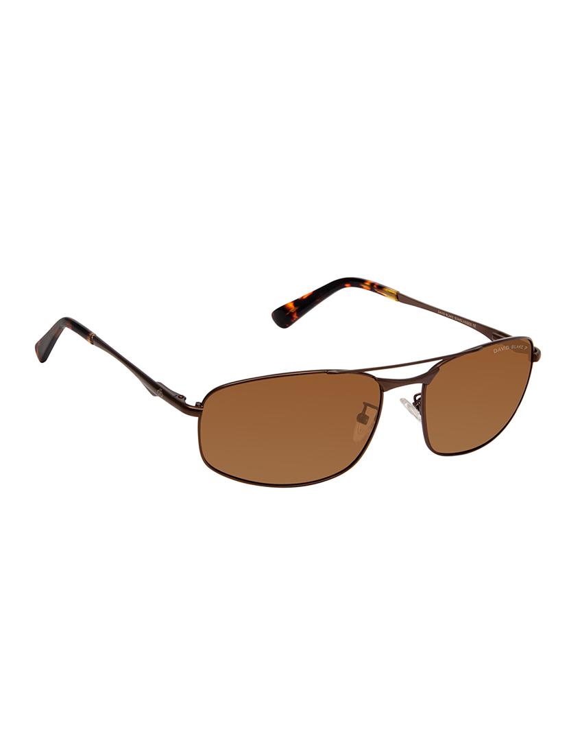 David Blake Brown Rectangular Polarized Uv Protected Sunglass - 15418684 - Zoom Image - 2