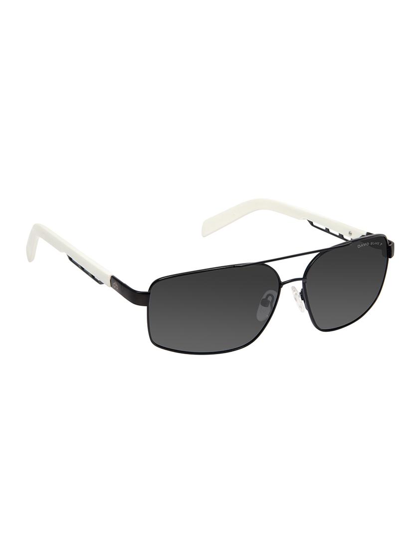 David Blake Black Rectangular Polarized Uv Protected Sunglass - 15418685 - Zoom Image - 2