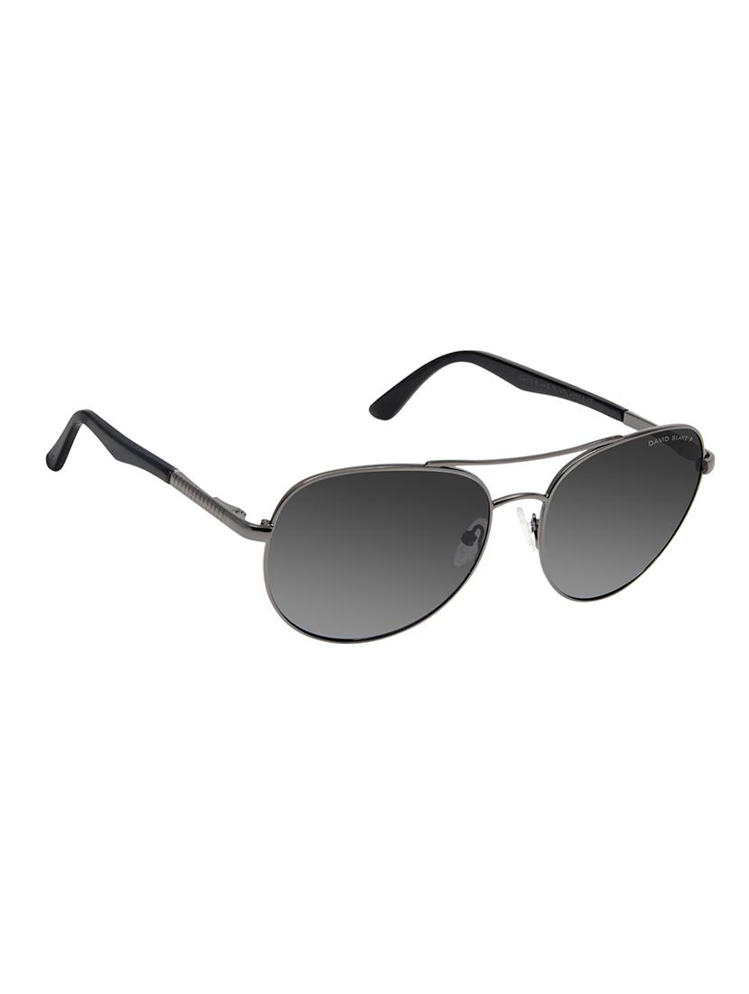 David Blake Grey Aviator Polarized Uv Protected Sunglass - 15418793 - Zoom Image - 2