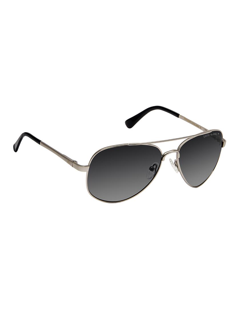 David Blake Grey Aviator Polarized Uv Protected Sunglass - 15418802 - Zoom Image - 2
