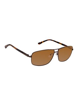 David Blake Brown Rectangular Gradient Polarized Uv Protected Sunglass - 15418811 - Standard Image - 2