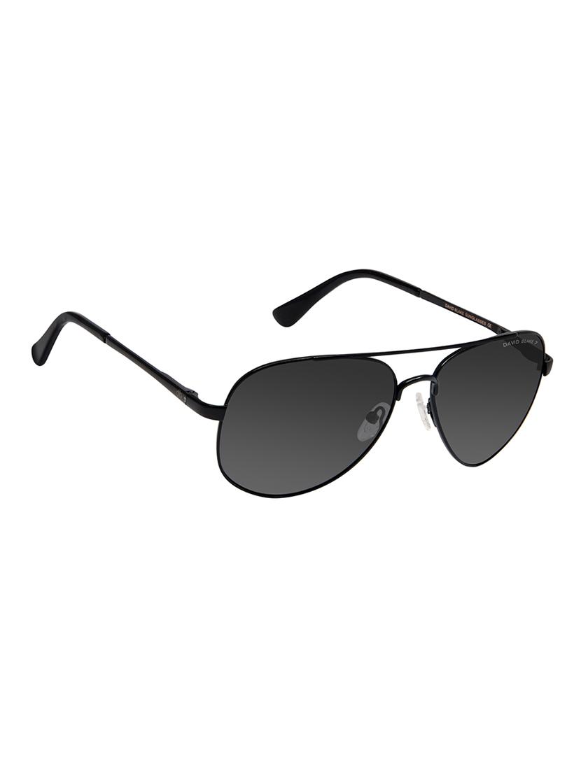 David Blake Black Aviator Polarized Uv Protected Sunglass - 15418816 - Zoom Image - 2