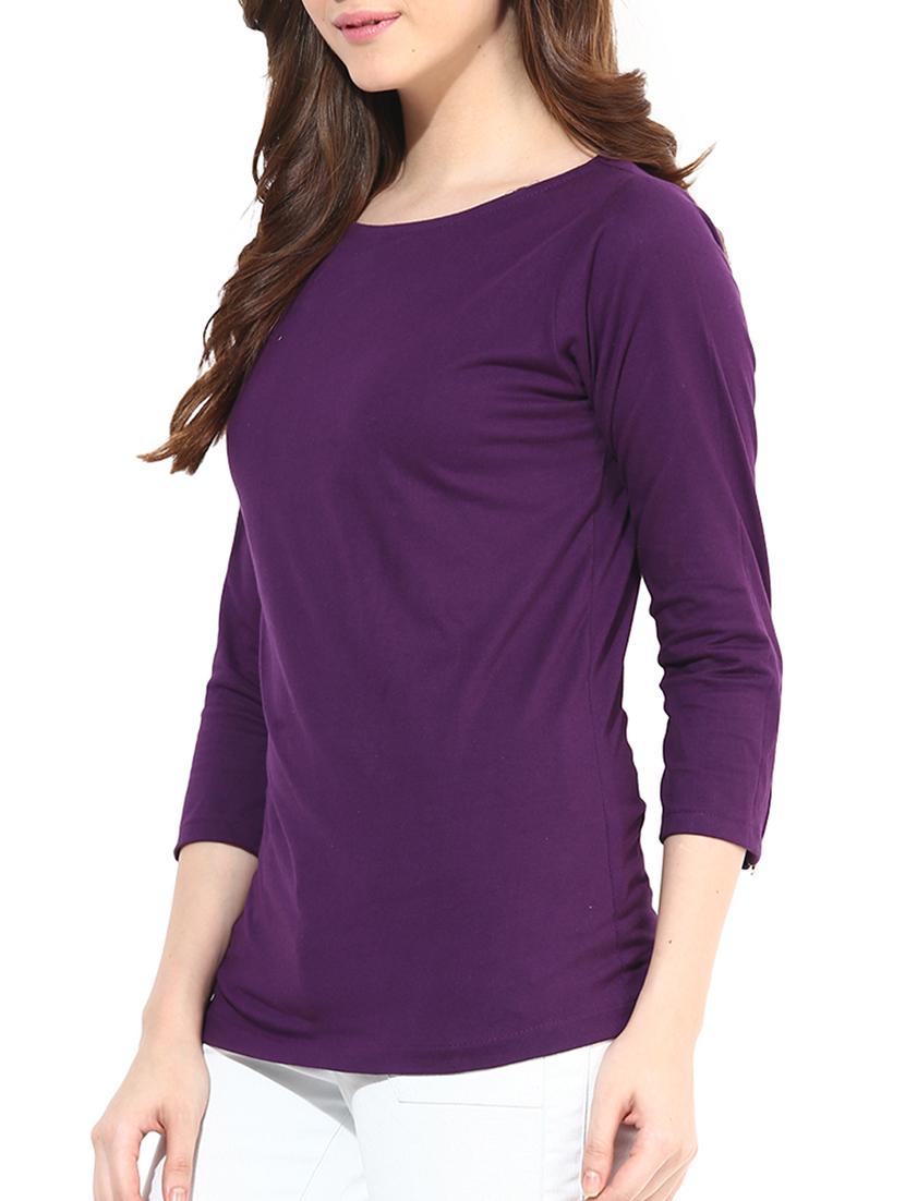 zipper detail knitted tee - 15419084 - Zoom Image - 2