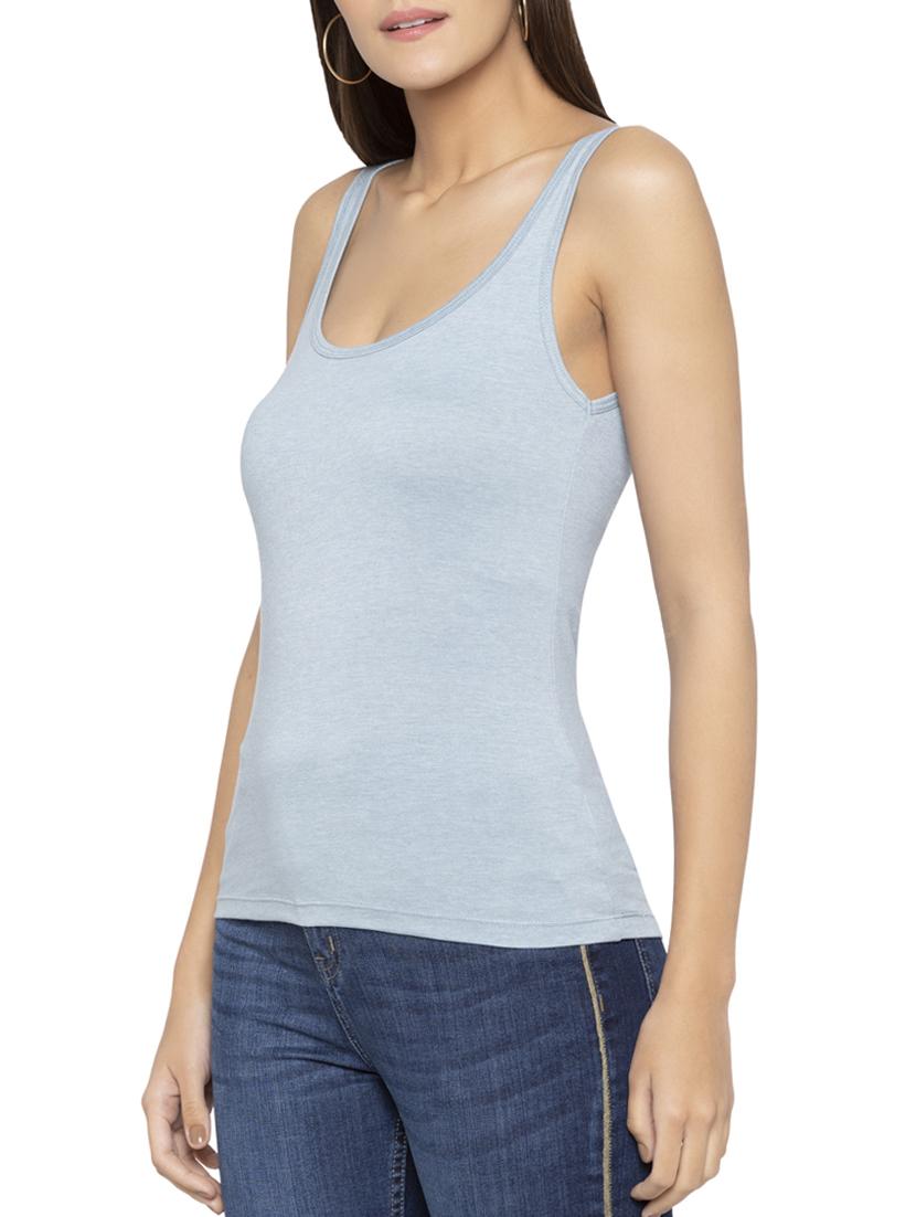 scoop neck tank tee - 15419166 - Zoom Image - 2