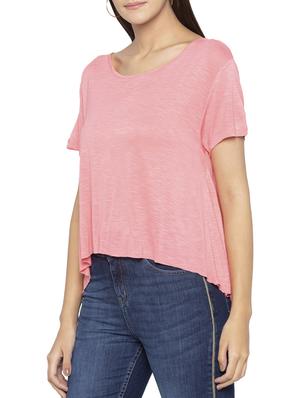 raw hem asymmetric top - 15419202 - Standard Image - 2