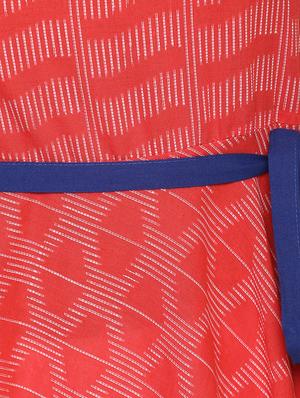 a-line printed kurta - 15420515 - Standard Image - 5