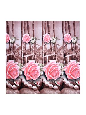 144 TC 3D Double Bedsheet with 2 Pillow Covers - 15420613 - Standard Image - 2