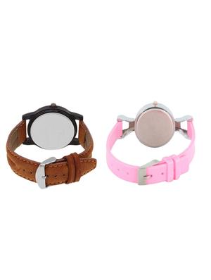 VALENTIME LR4VT30 leather strap couple watch - 15422390 - Standard Image - 2