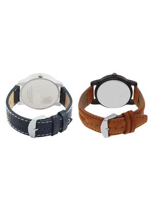 volga vl11lr04 round dial analog watch combo - 15423904 - Standard Image - 2