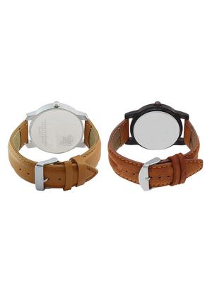 volga vl28lr04 round dial analog watch combo - 15423929 - Standard Image - 2