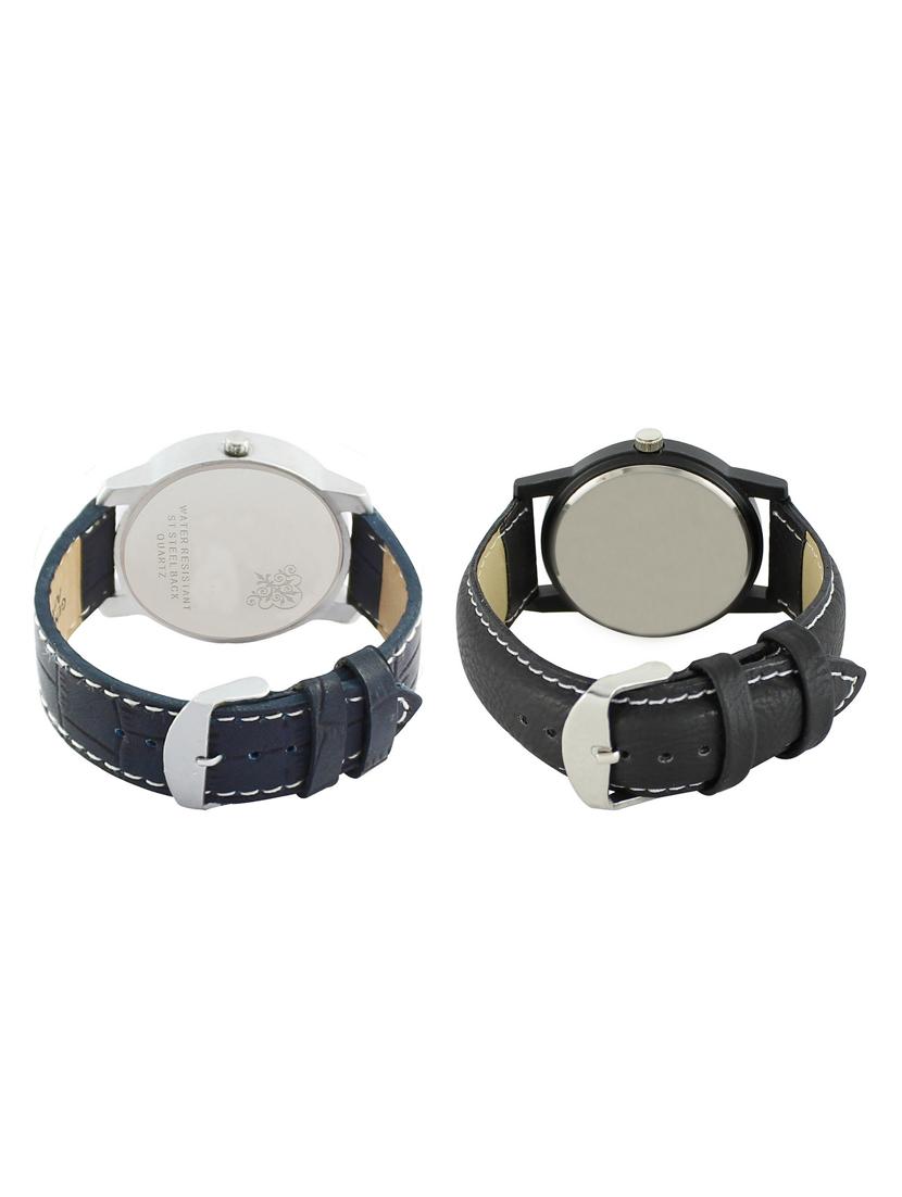 volga vl11lr05 round dial analog watch combo - 15423952 - Zoom Image - 2
