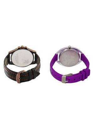 VOLGA VL23VT02 Round Dial Couple Watch Combo - 15424791 - Standard Image - 2