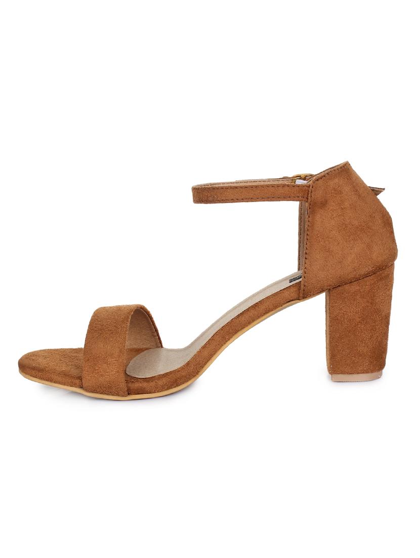 tan ankle strap sandals - 15425795 - Zoom Image - 2