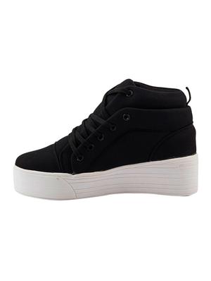 black lace-up sneakers - 15425995 - Standard Image - 2