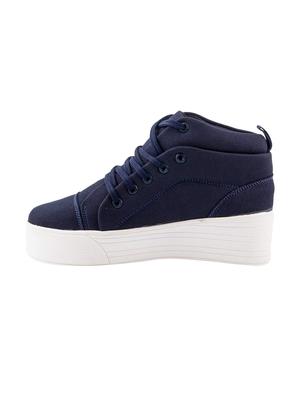 blue lace-up sneakers - 15425996 - Standard Image - 2