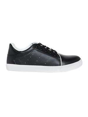 black lace-up sneakers - 15425999 - Standard Image - 2