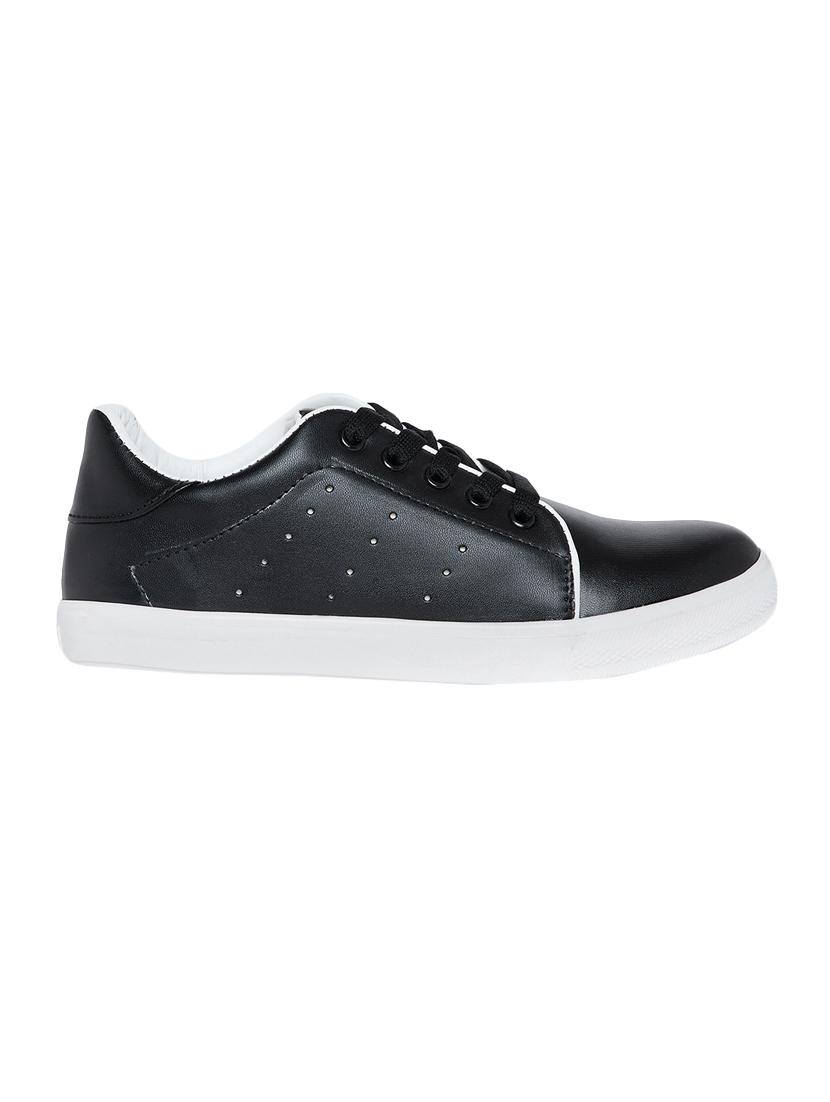 black lace-up sneakers - 15425999 - Zoom Image - 2